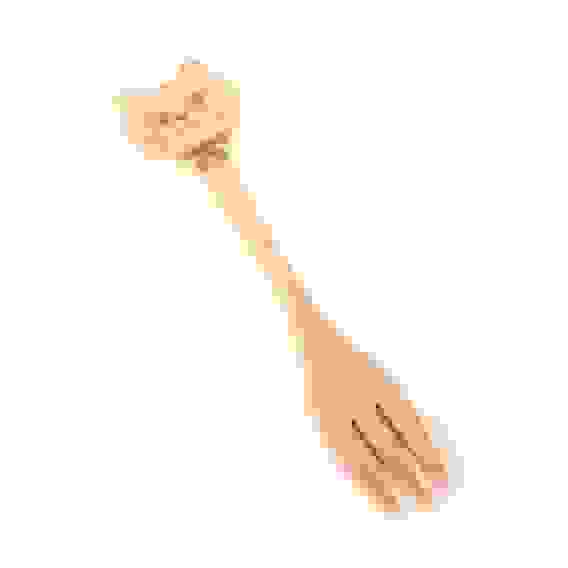 АКЦИЯ! Вилка детская бамбук 145*25мм [КОШЕЧКА]