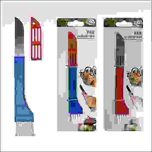 Нож грибника со щеточкой AN84-128