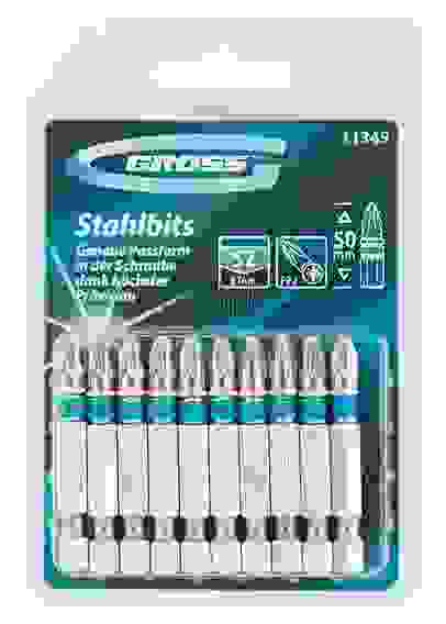 Бита PZ2 х50, сталь S2, (10шт)/GROSS