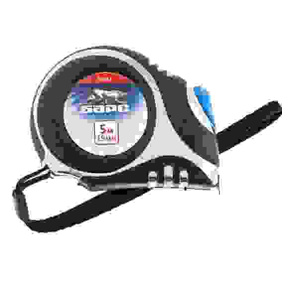 Рулетка Платинум, 5м*19мм, утолщенное полотно, автоматическая фиксация//Барс