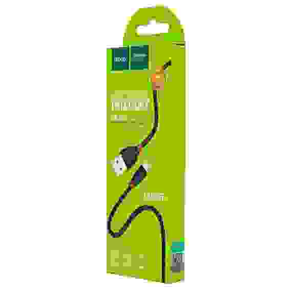 Кабель USB Lightning X27 1M HOCO черный (гарантия 2 недели)