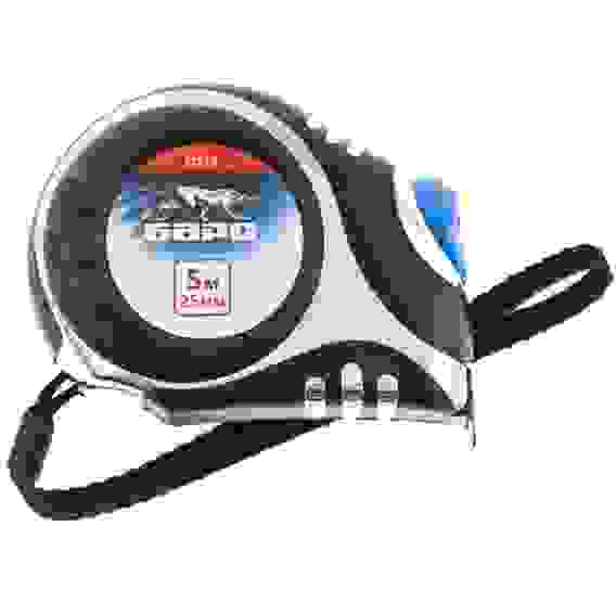 Рулетка Платинум, 5м*25мм, утолщенное полотно, автоматическая фиксация//Барс