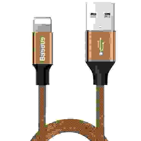 Кабель USB Lightning нейлоновый 3m 1.5A Yiven Baseus (гарантия 2 недели)