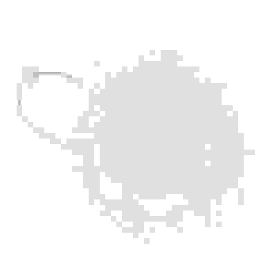 Бант школьный на резинке, полиэстер, d5см/8см, белый, #Б-04