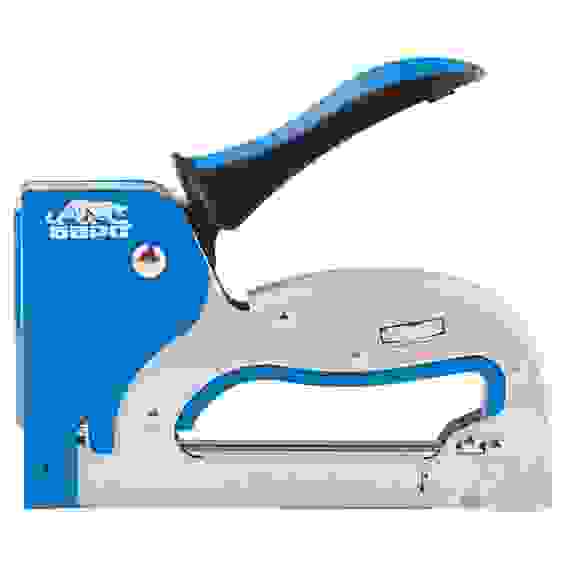 Степлер метал.,2х-комп.рукоятка,регулировка удара,тип53,4-14 мм/БАРС