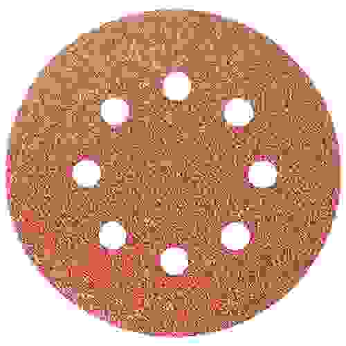 Круг абразив.на ворс.подлож.под липучку,перфорир.Р80,125 мм 5 шт//MATRIX