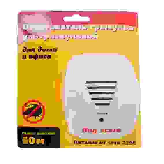 Отпугиватель грызунов ультразвуковой с выключателем 220В, охват до 60м2 20х18х8