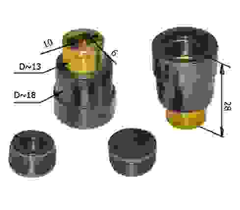 Щеткодержатели для эл-та,подходят для ДУ-580 Интерскол( пара)