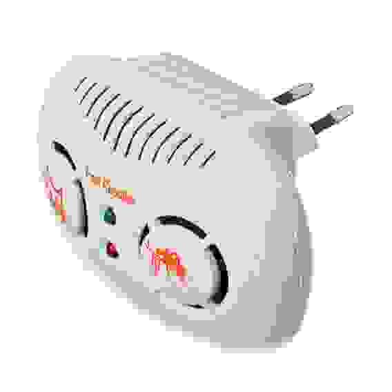 Отпугиватель насекомых и грызунов ультразвуковой 220V, охват: комары до 15м2, грызуны 50м2 20х18х9