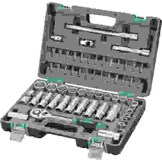 Набор инструментов,1/2 Crv, пластиковый кейс 60 предм.//STELS