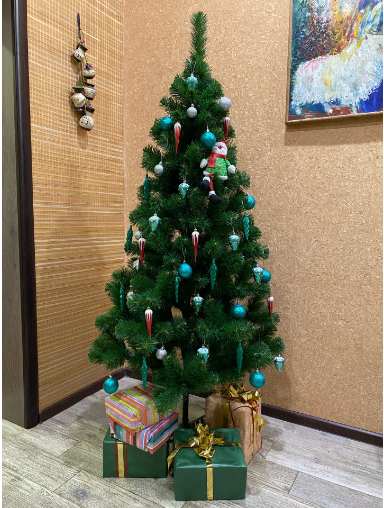 Елка искусственная &quot;Пушистая&quot; - 210 (8 рядов, 423 веточки)