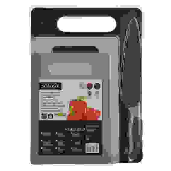 Набор разделочных досок с ножом, 4 предмета SATOSHI