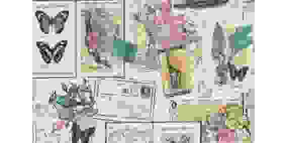 Самоклеющаяся пленка ПВХ принты 45см*8*0,08 P696