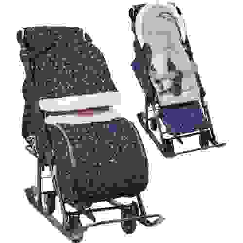 Коляска комбинированная \"Ника детям 7-1Б (НД7-1Б/6 с фламинго сливовый)