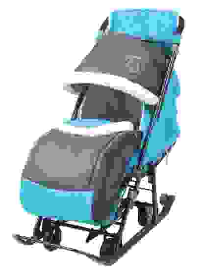 Коляска комбинированная \"Ника детям 7-1 (НД7-1/3 серый с бирюзовым)