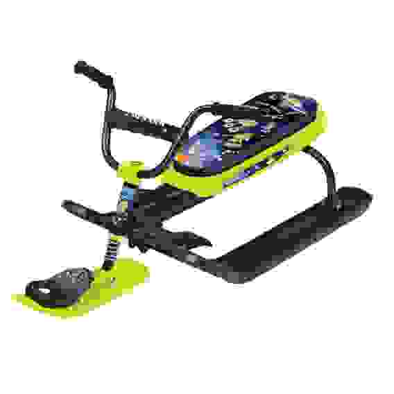 Снегокат &quot;Ника джамп&quot; (СНД1/П2 с пришельцами (черный каркас))