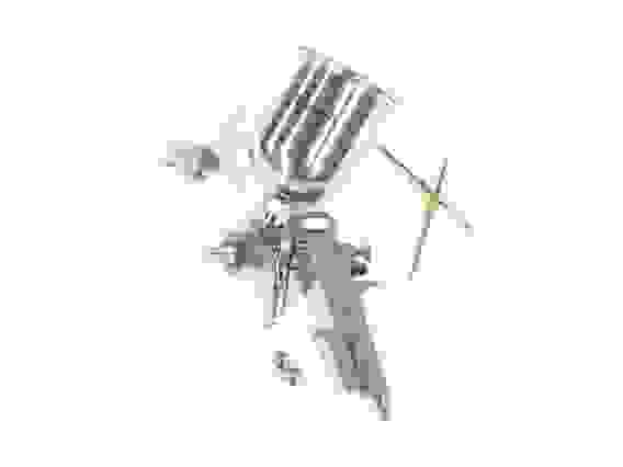 Краскораспылитель пневмат.с верхним бачком V=0.6л, сопла диам 1.2, 1.5 и 1.8мм//MATRIX
