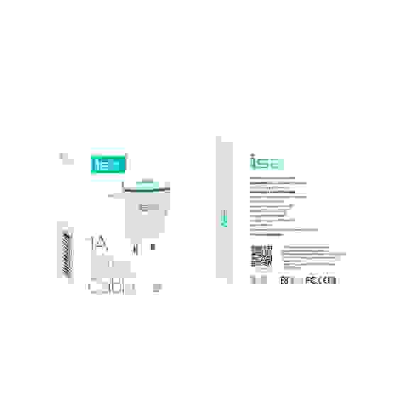 СЗУ Micro USB 1A белый ISA (гарантия 2 недели)