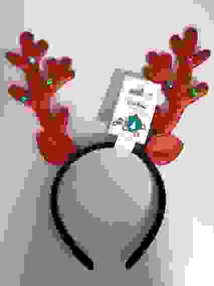 Рога Оленя блестящие с ушами