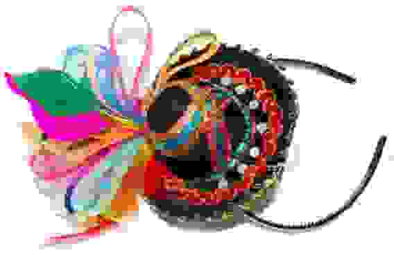 Ободок с мексиканской шляпкой 25х14 ТМ141025