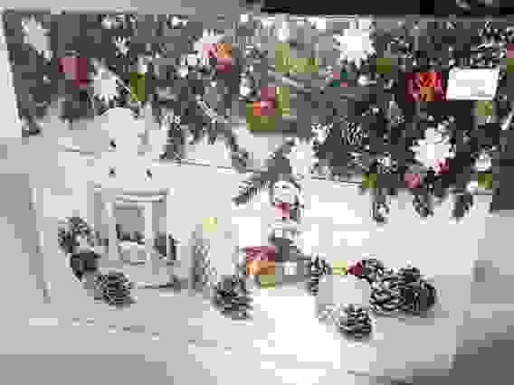 Картина светодиодная &quot;Подсвечник и свечи&quot;,3 лампы.на бат. (BD29888-4030)