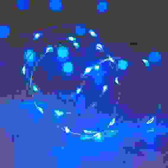 Гирлянда светодиод.&quot;Капельки&quot;, 2 м. (Цвет ламп: синий.)