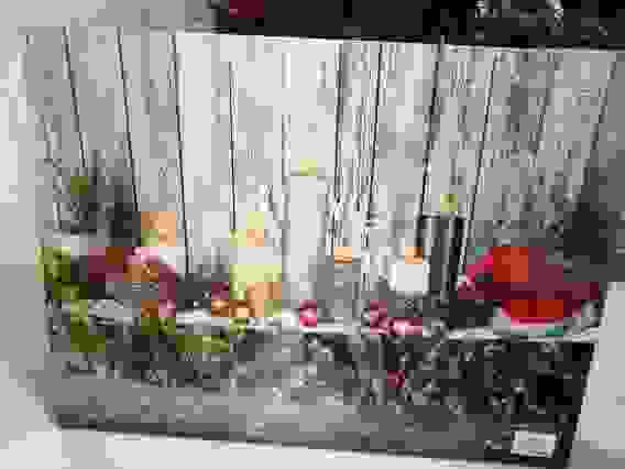 Картина светодиодная "Новогодний декор", 7 ламп. на бат. (BD57582-4030)