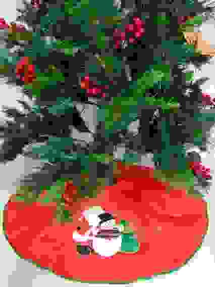 Коврик под елку