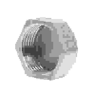 Заглушка 1/2 вн с контр отв никель на трубу