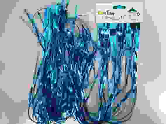 Дождь \"Блестящий\". Размер: ширина 9 см, длина 150 см. (Цвет: ярко-голубой., MY-182X-150/1)