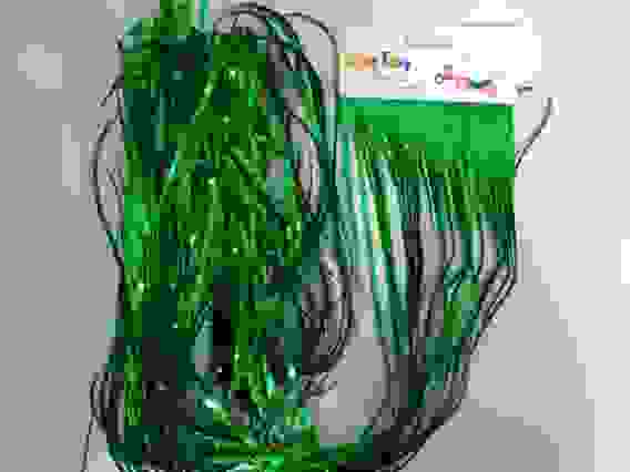 Дождь "Перламутр". Размер: ширина 9 см, длина 140 см. (Цвет: зеленый., MY-183C)