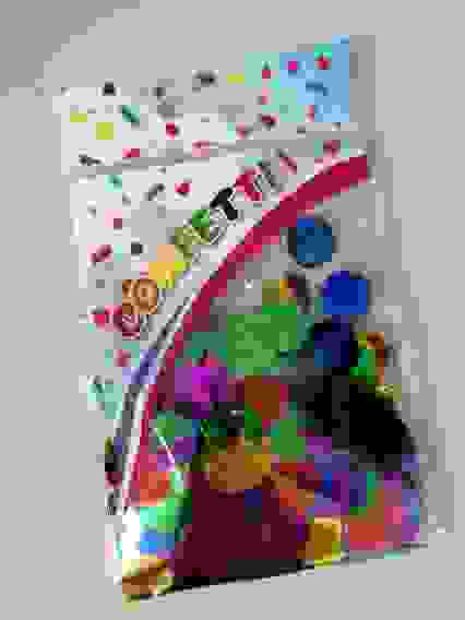 Конфетти &quot;Круги&quot;, 50 гр., разноцветная фольга