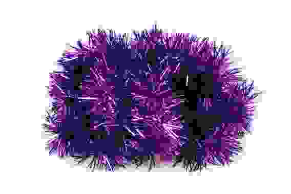 Мишура с длинным ворсом &quot;Классика&quot;. Размер: d 9х180 см. (Цвет: фиолетовый., MY-163-9/1)