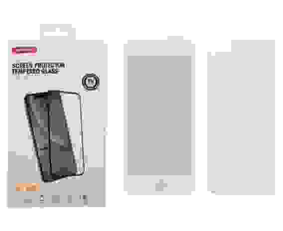 Защитное стекло совместимо с iPhone 6 3D белое усиленное Арт.1137183