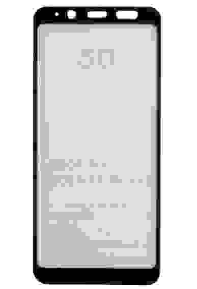 Защитное стекло Samsung A6 (2018) с рамкой 9H Full Glue без упаковки