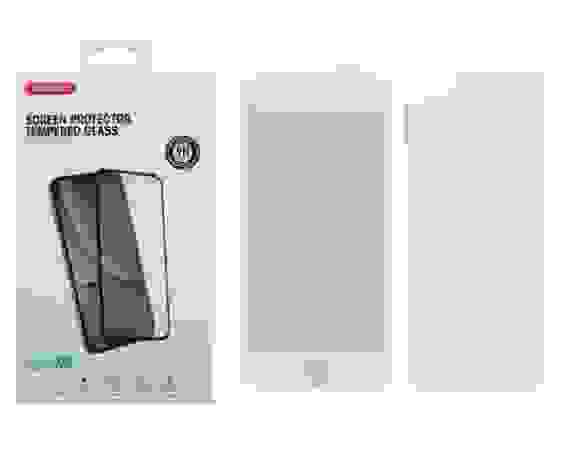 Защитное стекло совместимо с iPhone 8 3D белое усиленное Арт.1137187