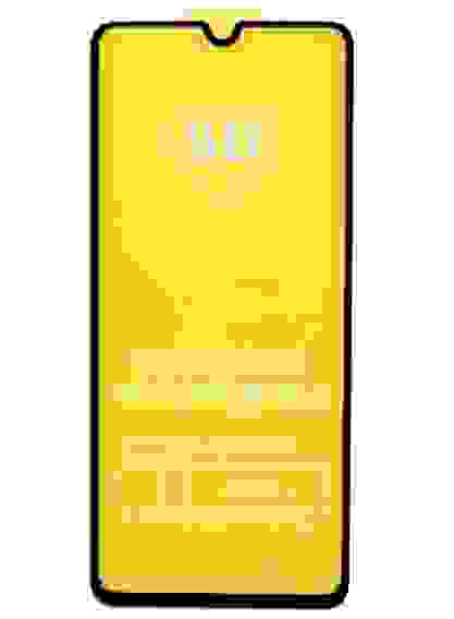 Защитное стекло Samsung A70 с рамкой 9H Full Glue без упаковки