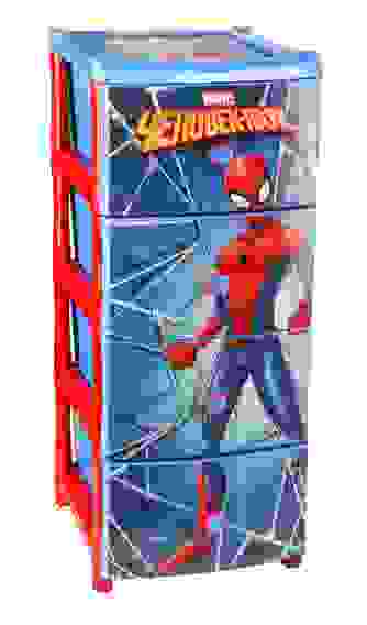 Комод &quot;Человек Паук&quot; 4-х секционный (480х380х980мм)