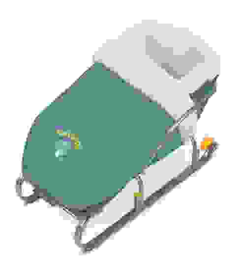 Сиденье универсальное СС4/1 в джинсовом стиле зеленый