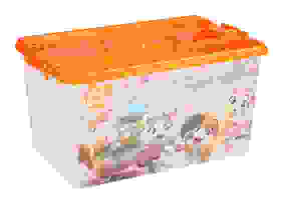 Контейнер \"44 котёнка\" 50л (с крышкой)