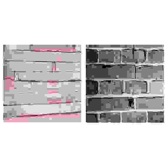 Самоклеющаяся пленка, 45см х 8м, ПВХ, &quot;Кирпич&quot;, 2 дизайна