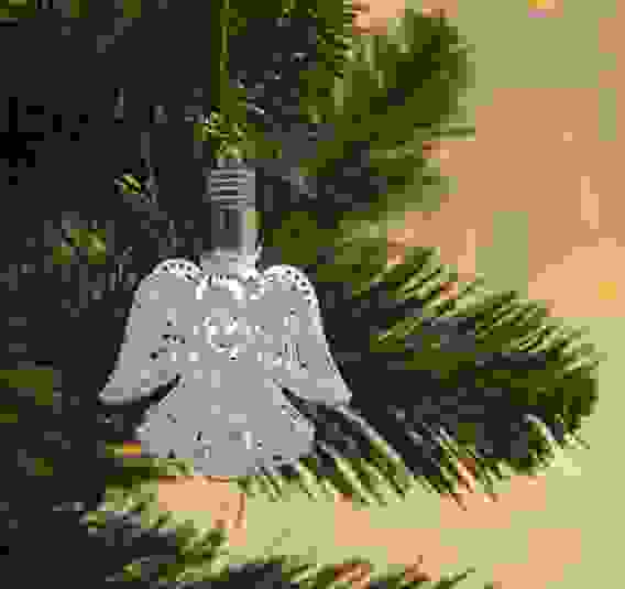 Подвеска световая &quot;Ангел&quot; (батарейки в комплекте), 7 см, 1 LED, ТЕПЛО-БЕЛЫЙ 2327163