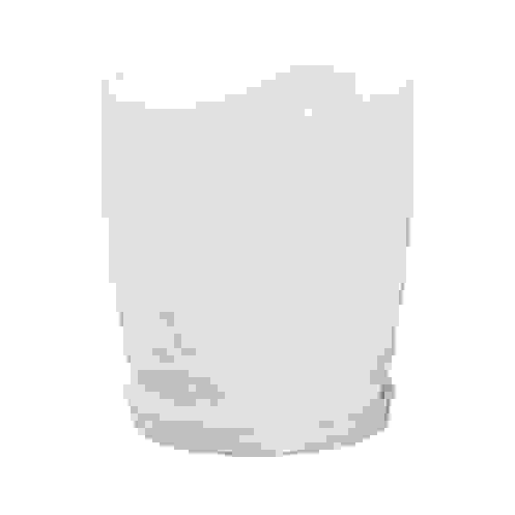 Горшок цв.&quot;Бочонок&quot; 1,5л (белый) (уп.24)