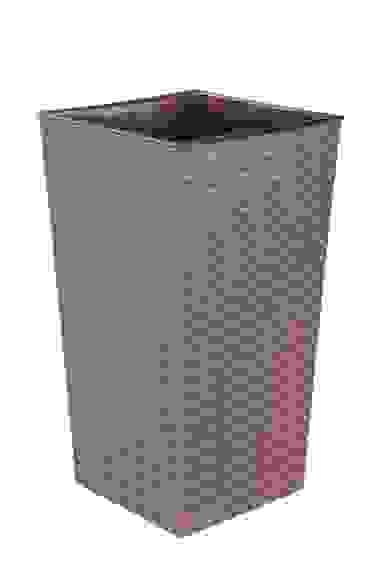 Кашпо напол.&quot;Ротанг&quot; 220х220х415мм (со встав.)(венге) (уп.5)