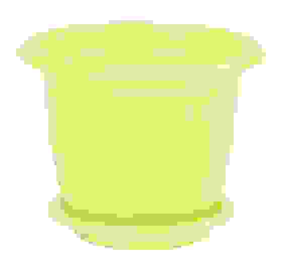 Горшок цв.&quot;Виола&quot; 1л (зеленый) (уп.20)