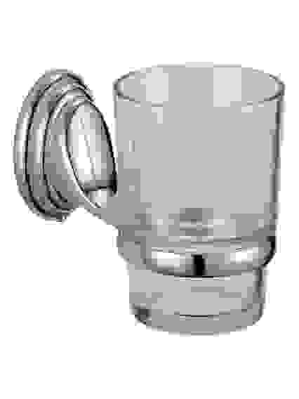 АКЦИЯ! Стакан подвесной BA-CH-1 (хром.металл, стекло, крепление: шуруп)