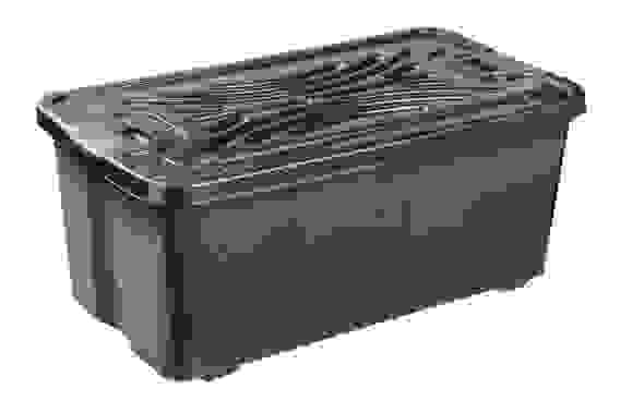 Контейнер морозостойкий 75л прямоугольный (с крышкой)