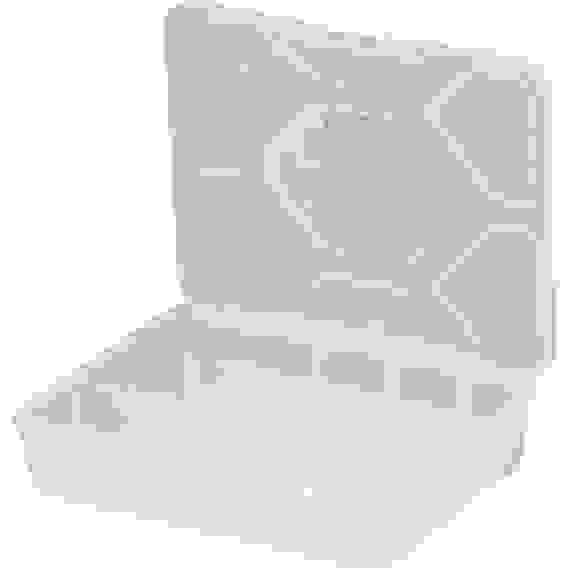 Органайзер универсальный малый 19 х 16 х 4,5 см, прозрачный матовый // Сибртех