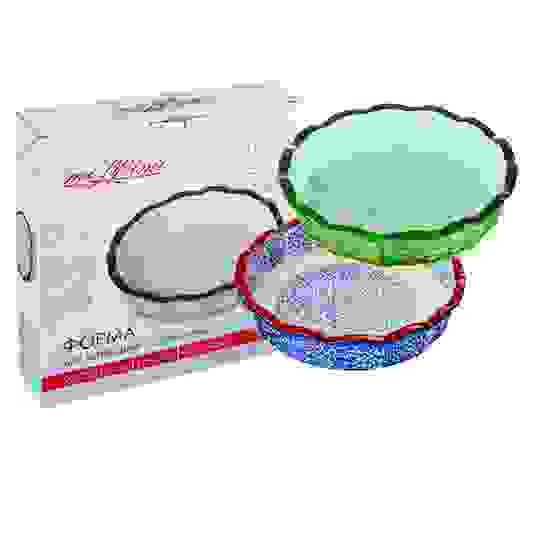 Форма для запекания и сервировки круглая, керамика, 22х4,5см, 850мл, серый MILLIMI