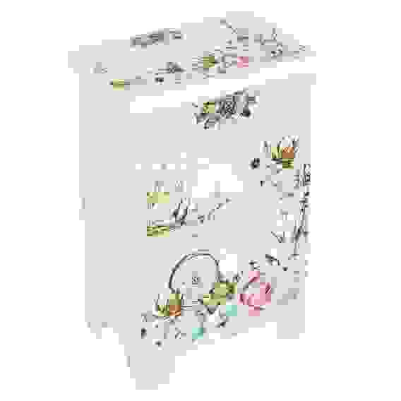 Шкатулка для украшений "Цветочные узоры", 11,5х7,5х18 см, МДФ